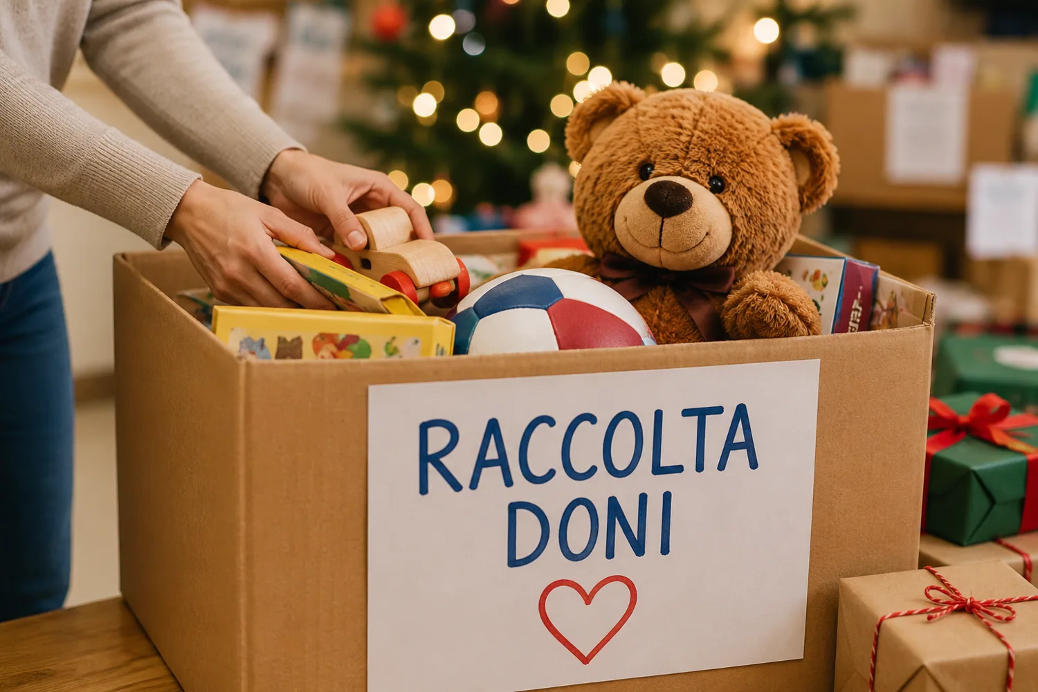 Raccolta doni e giocattoli